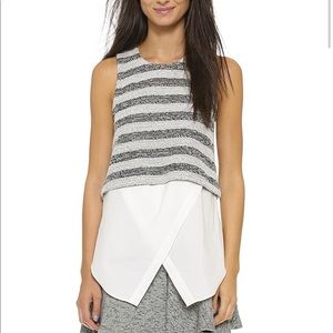 Derek Lam 10 Crosby Layered Tank